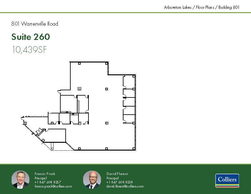 801 Warrenville Rd, Lisle, IL for lease Floor Plan- Image 1 of 1