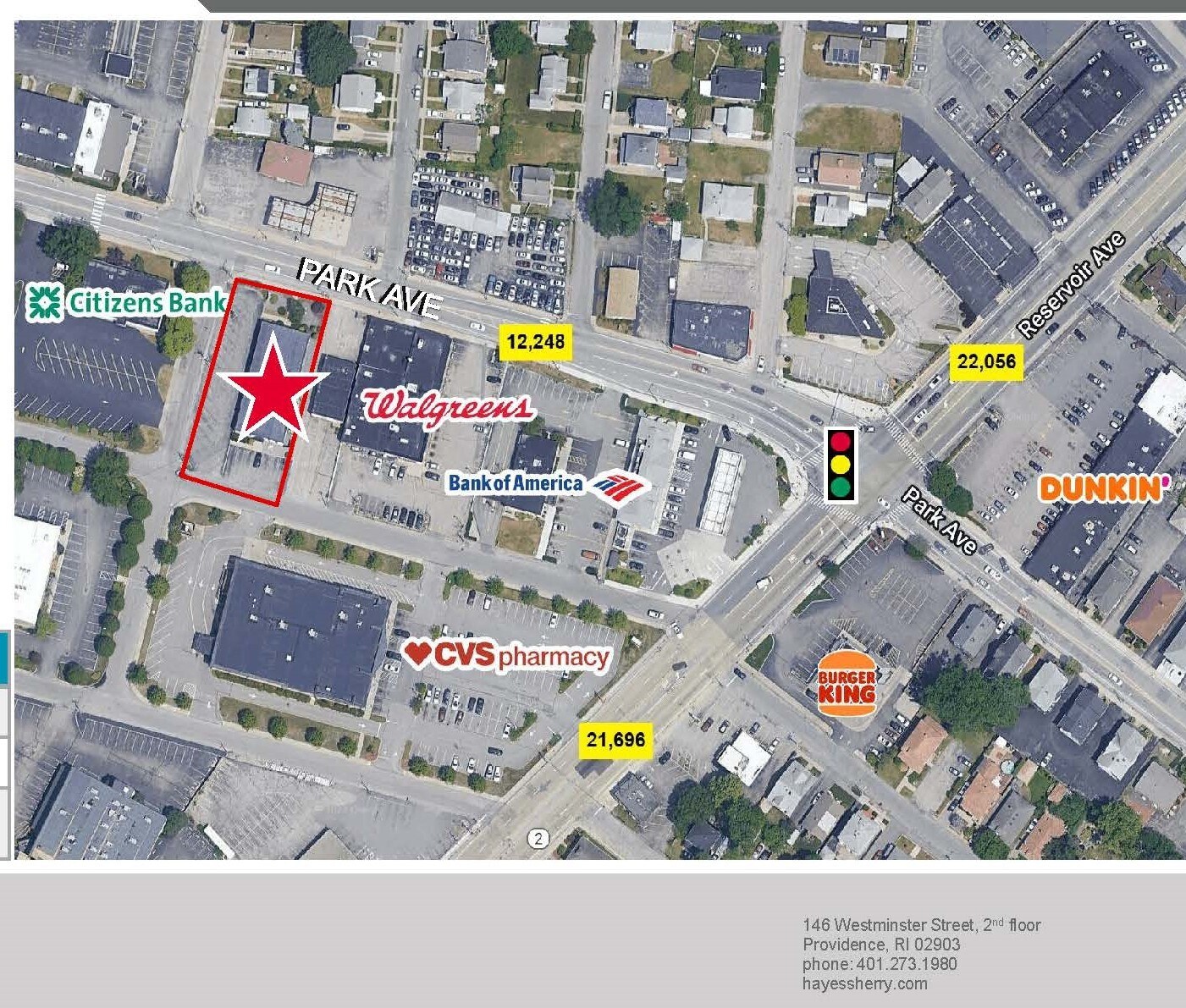 1020 Park Ave, Cranston, RI for sale Aerial- Image 1 of 1