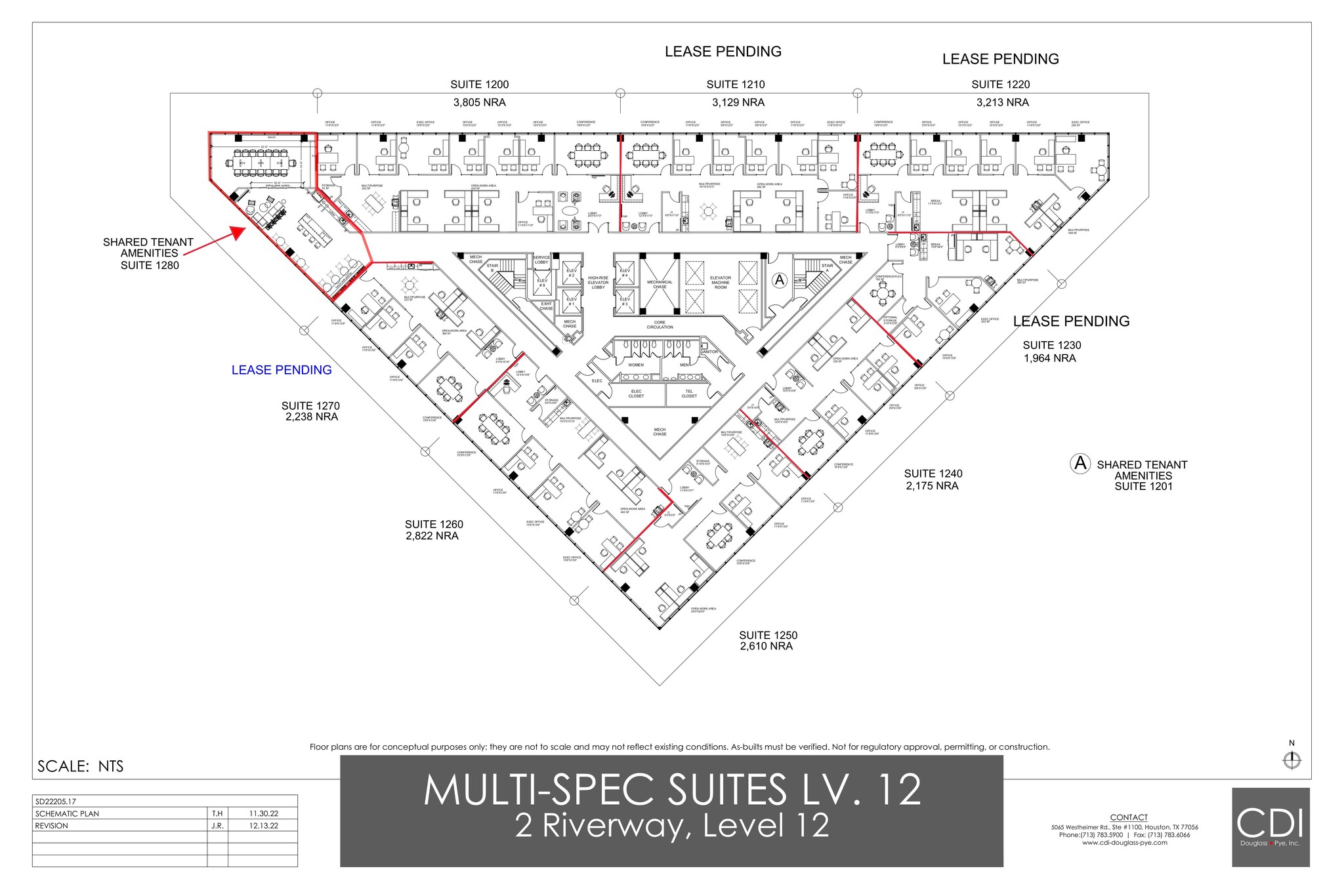 2 Riverway, Houston, TX for lease Floor Plan- Image 1 of 1