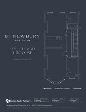 81 Newbury St, Boston, MA for lease Floor Plan- Image 1 of 1