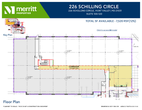 215 Schilling Cir, Hunt Valley, MD for lease Floor Plan- Image 1 of 2