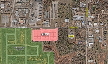 SWQ of Waterloo Rd & Coltrane Rd, Edmond, OK - AERIAL  map view