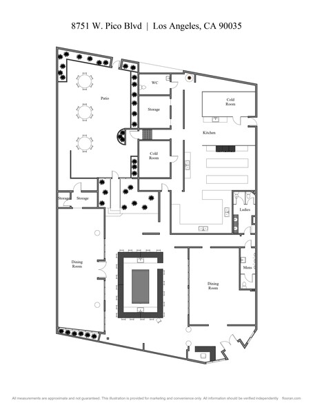 8751 W Pico Blvd, Los Angeles, CA for lease - Floor Plan - Image 2 of 15