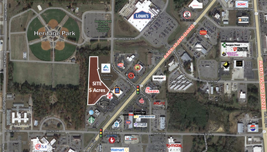 1807 Cherokee Ave SW, Cullman, AL - aerial  map view - Image1