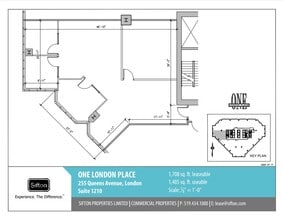 255 Queens Ave, London, ON for lease Floor Plan- Image 1 of 1
