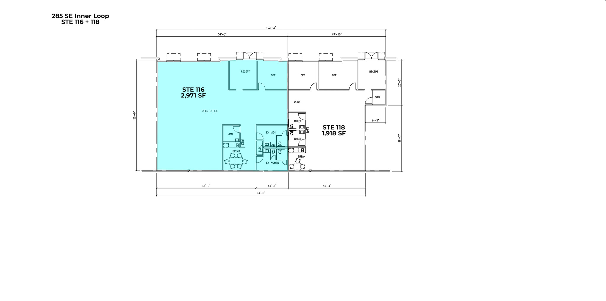 285 SE Inner Loop, Georgetown, TX for lease Floor Plan- Image 1 of 1