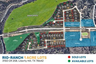3150 County Road 258, Liberty Hill, TX - AERIAL  map view - Image1