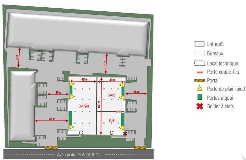 Flex in Corbas for lease - Site Plan - Image 3 of 3