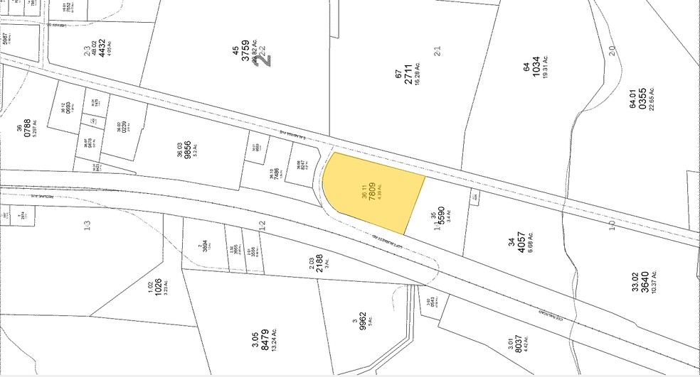 800 U.S. 221, Chesnee, SC for sale - Plat Map - Image 3 of 3