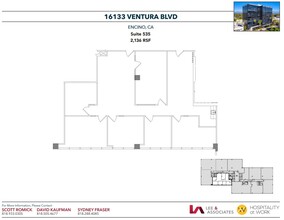 16133 Ventura Blvd, Encino, CA for lease Floor Plan- Image 1 of 1