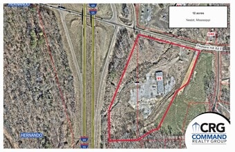 95 Pleasant Hill Rd, Nesbit, MS - AERIAL  map view