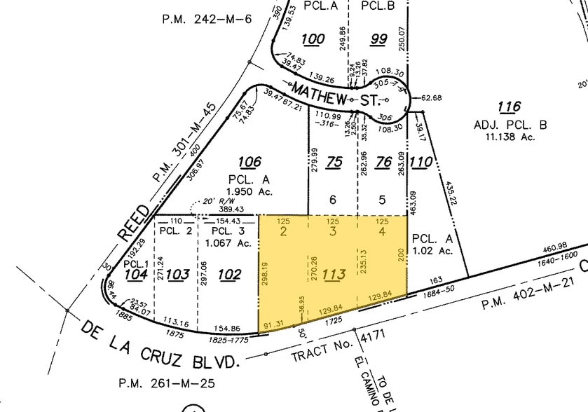1725 De la Cruz Blvd, Santa Clara, CA for lease - Plat Map - Image 2 of 6