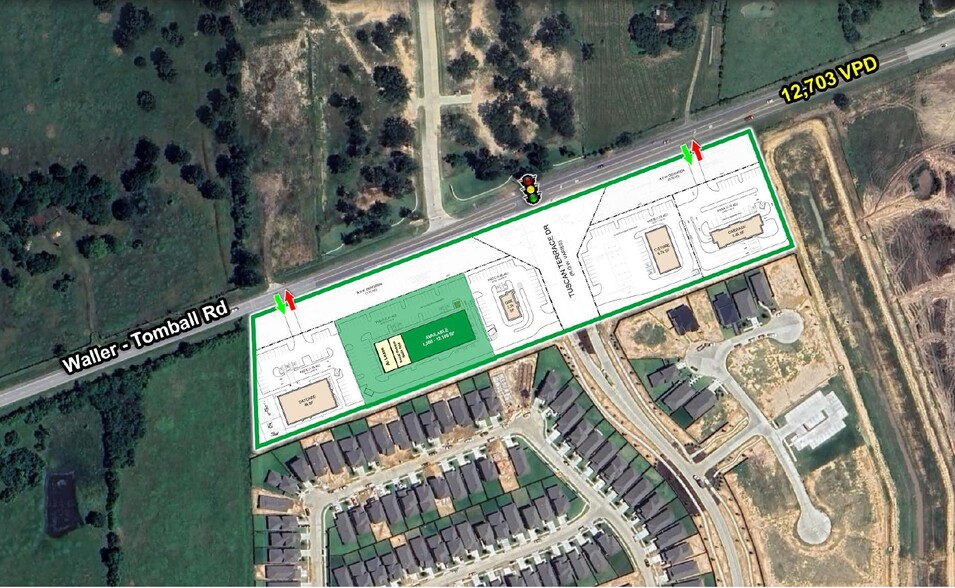 0 Waller-Tomball Rd, Hockley, TX for lease - Site Plan - Image 3 of 3