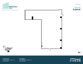 17950 Preston Rd, Dallas, TX for lease Floor Plan- Image 1 of 4