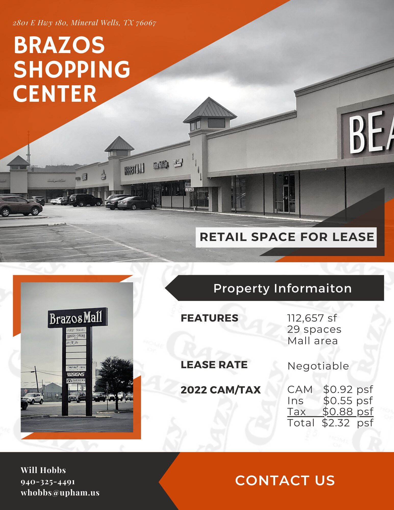 2801 Highway 180 E, Mineral Wells, TX for sale Building Photo- Image 1 of 1