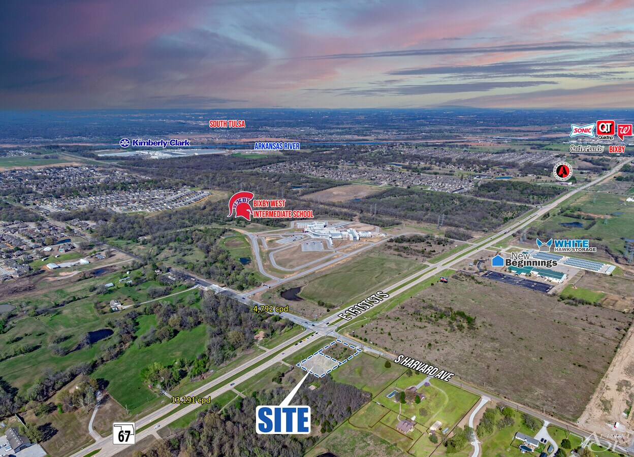 E 151st & S Harvard Ave, Bixby, OK 74008 for Lease