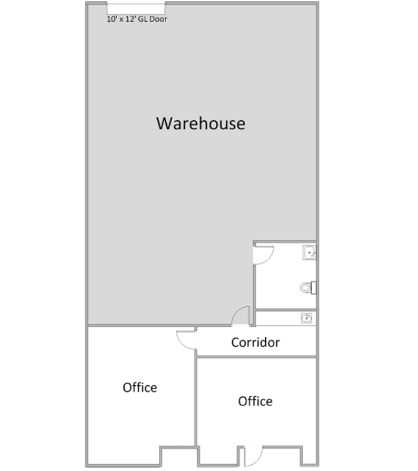 2801 Saturn St, Brea, CA for lease Floor Plan- Image 1 of 1