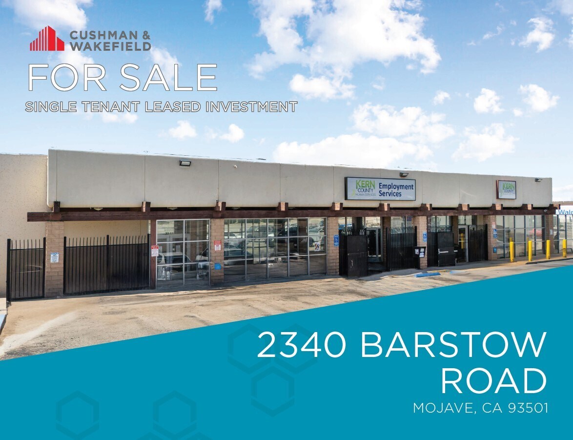 2340 Barstow Rd, Mojave, CA for sale Building Photo- Image 1 of 1