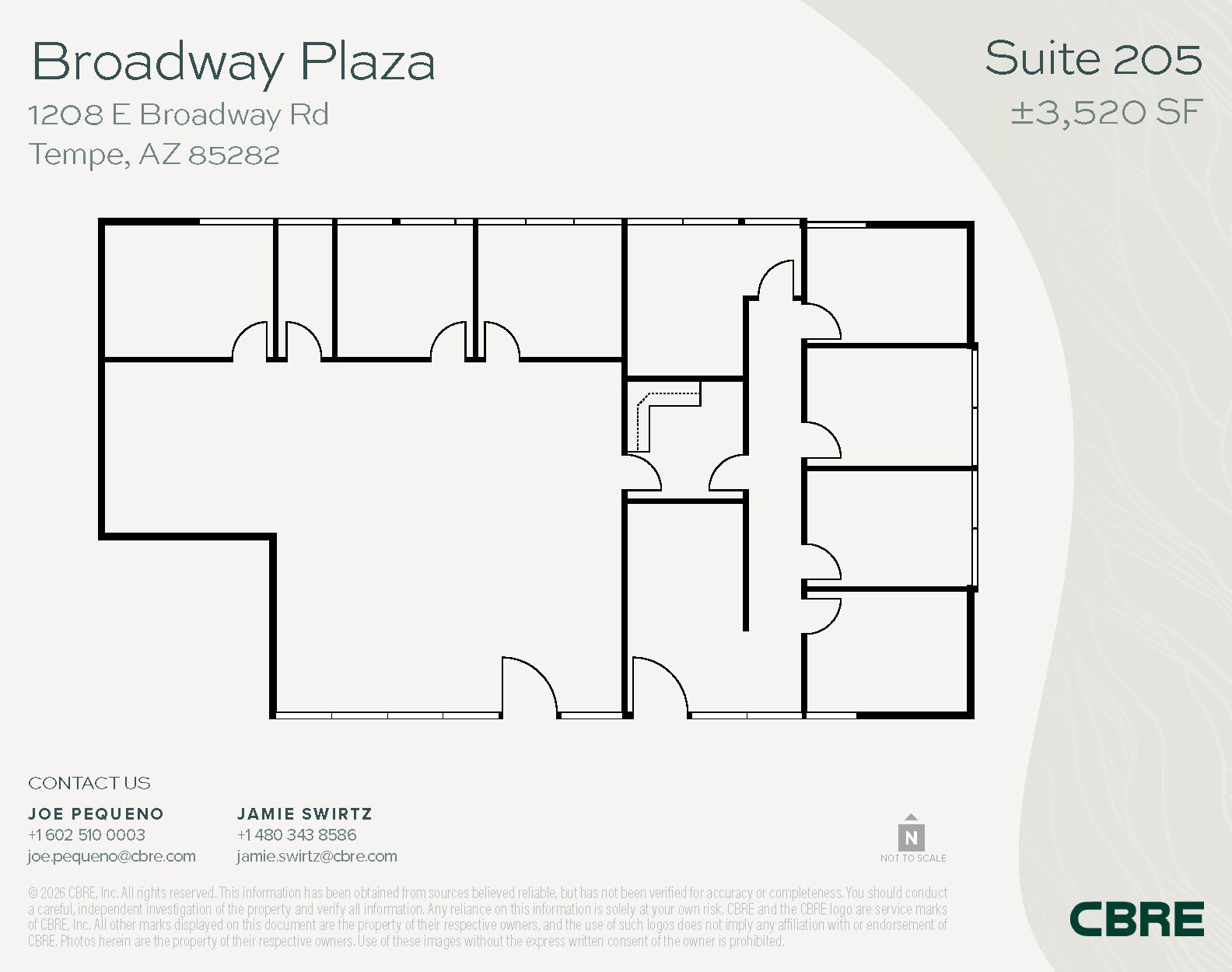 1232 E Broadway Rd, Tempe, AZ for lease Floor Plan- Image 1 of 1