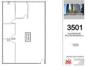 3501 Algonquin Rd, Rolling Meadows, IL for lease Floor Plan- Image 1 of 1