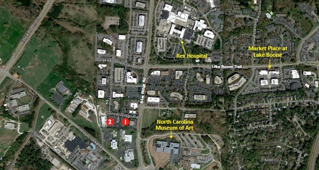 3921 Sunset Ridge Rd, Raleigh, NC for sale Aerial- Image 1 of 1