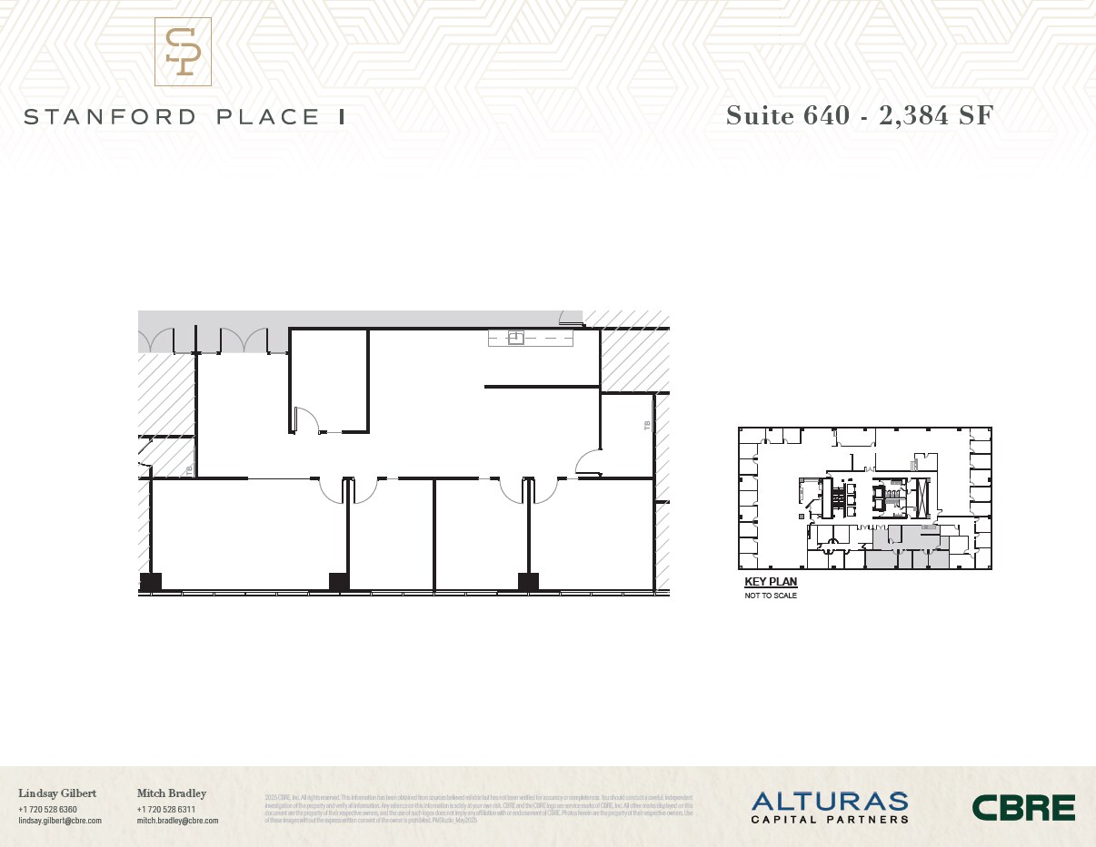 8055 E Tufts Ave, Denver, CO for lease Floor Plan- Image 1 of 1