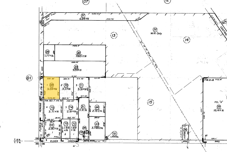 6251 Florin Perkins Rd, Sacramento, CA for lease - Plat Map - Image 3 of 10