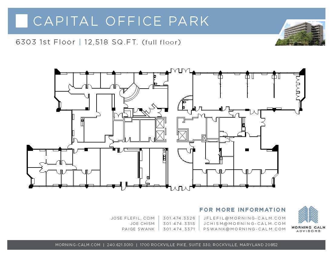 6303 Ivy Ln, Greenbelt, MD for lease Floor Plan- Image 1 of 1