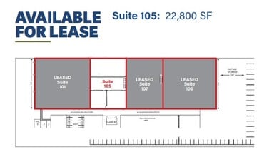 5555 N 51st Ave, Glendale, AZ for lease Floor Plan- Image 1 of 1