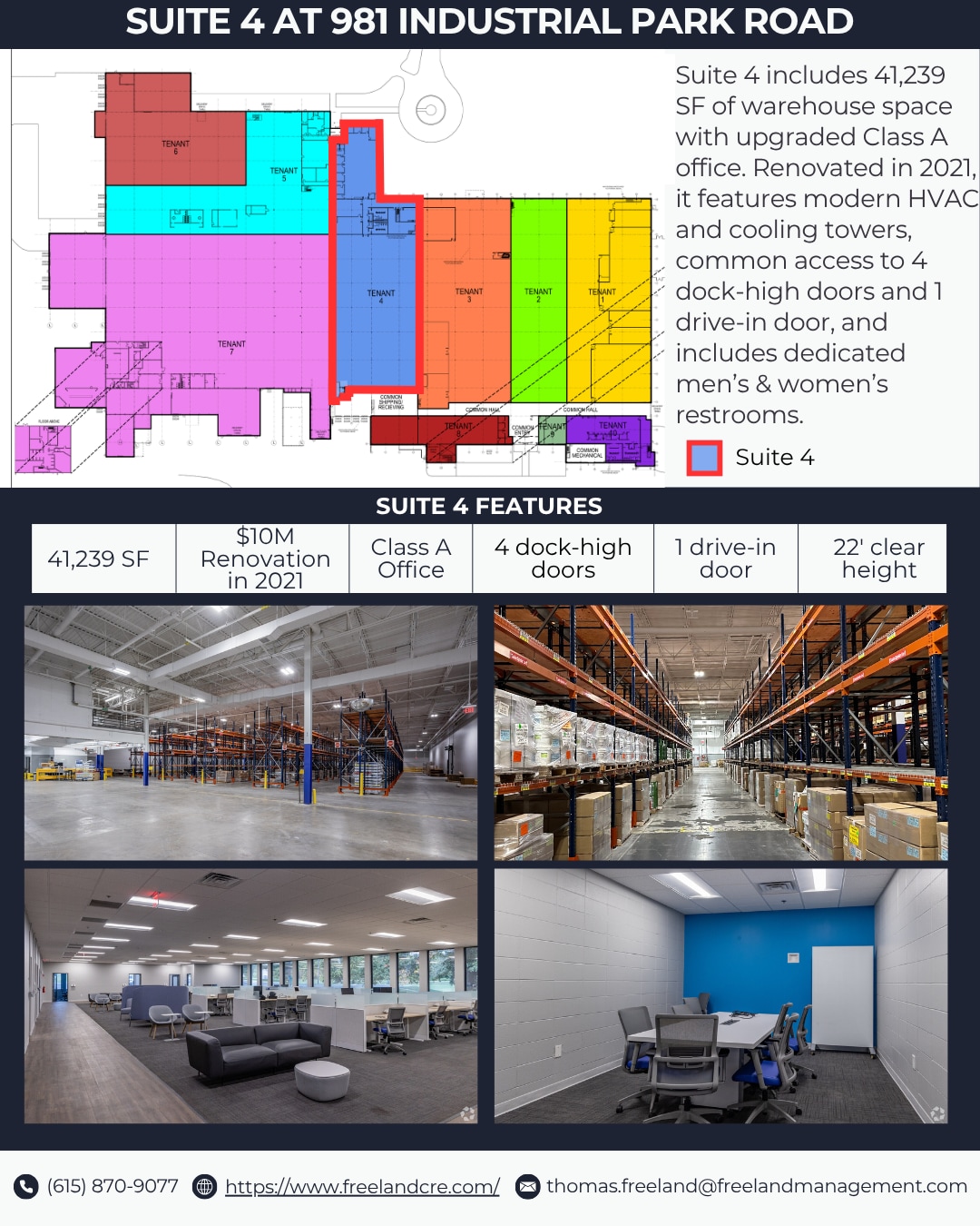 981 Industrial Park Rd, Columbia, TN for sale Interior Photo- Image 1 of 1