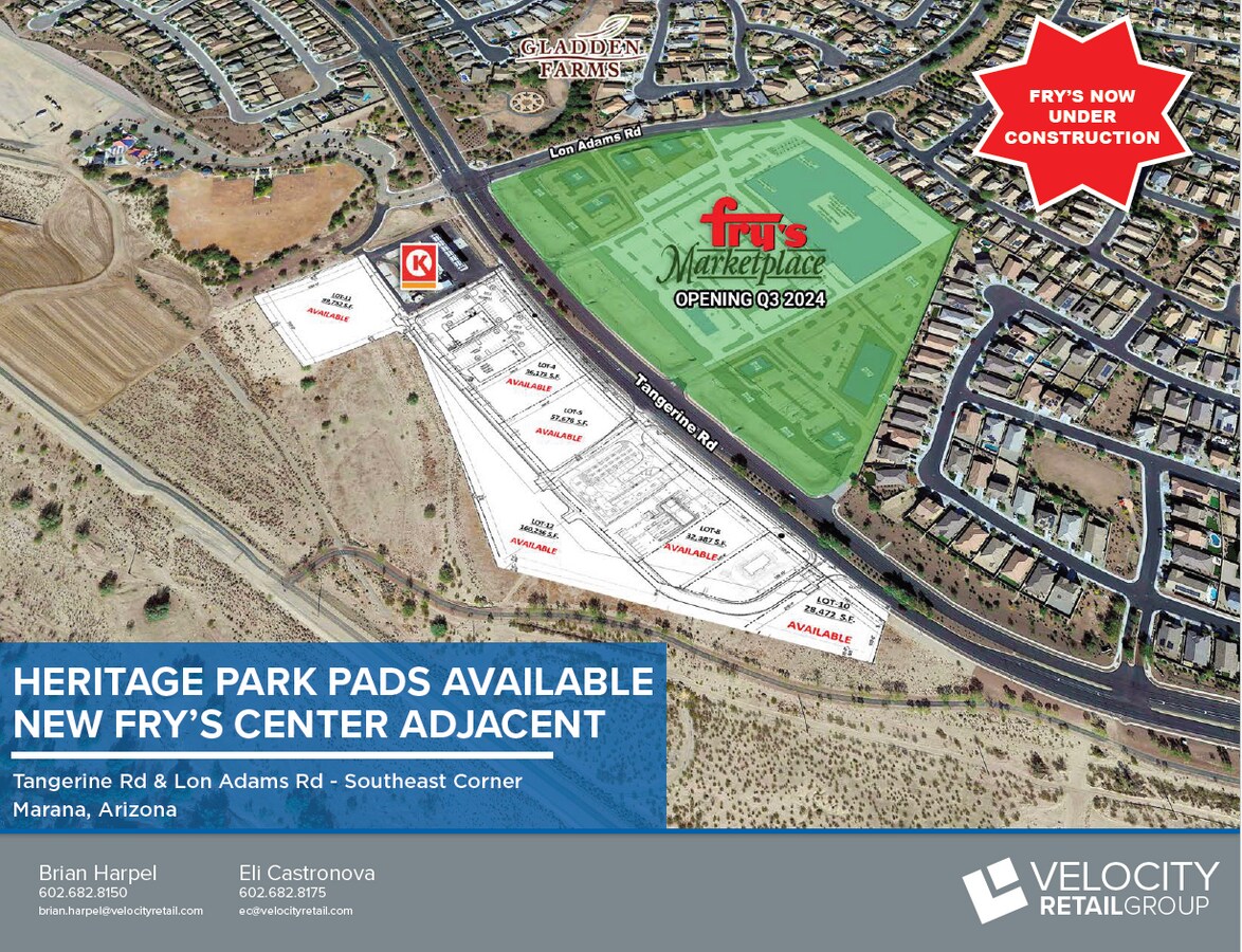 SEC Tangerine Farms Rd & Lon Adams Rd, Marana, AZ 85653 Gladden Farms