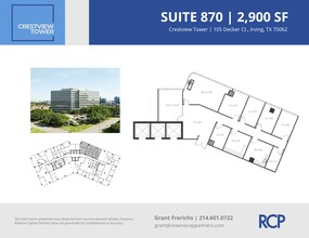 105 Decker Ct, Irving, TX for lease Floor Plan- Image 1 of 5