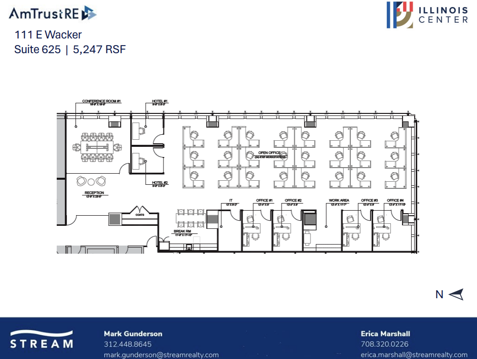 111 E Wacker Dr, Chicago, IL for lease Floor Plan- Image 1 of 1