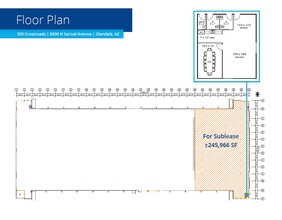 8900 N Sarival Ave, Waddell, AZ for lease Floor Plan- Image 1 of 4