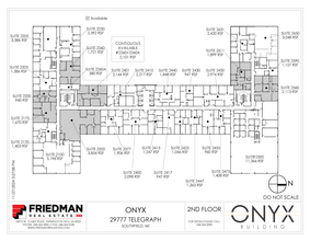 29777 Telegraph Rd, Southfield, MI for lease Floor Plan- Image 2 of 2