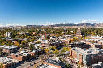 221 E Mountain Ave, Fort Collins, CO - AERIAL  map view