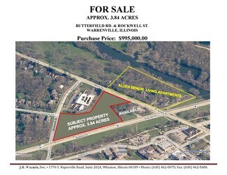 More details for NEC Butterfield Rd. & Rockwell St., Warrenville, IL - Land for Sale