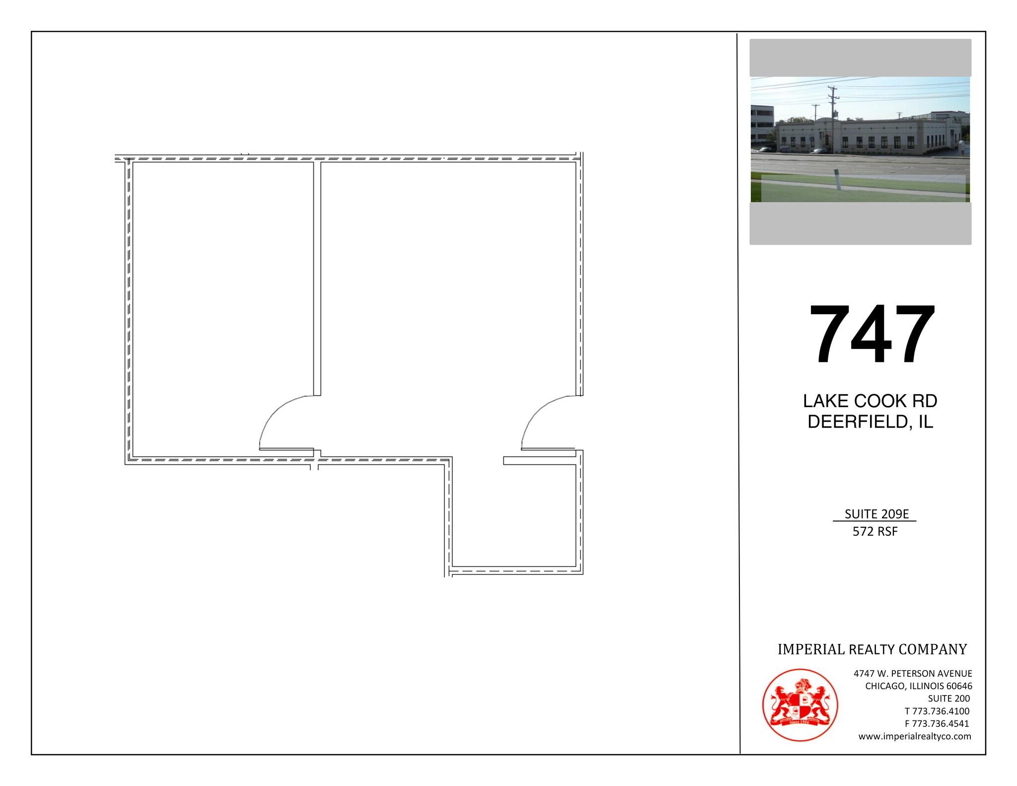 747 Lake Cook Rd, Deerfield, IL for lease Site Plan- Image 1 of 2