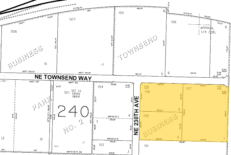 23040-23070 NE Townsend Way, Fairview, OR for lease - Plat Map - Image 3 of 6