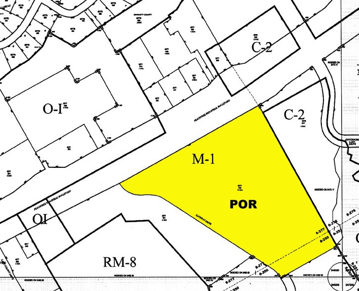 3105 Gateway Dr, Peachtree Corners, GA for lease - Plat Map - Image 2 of 7