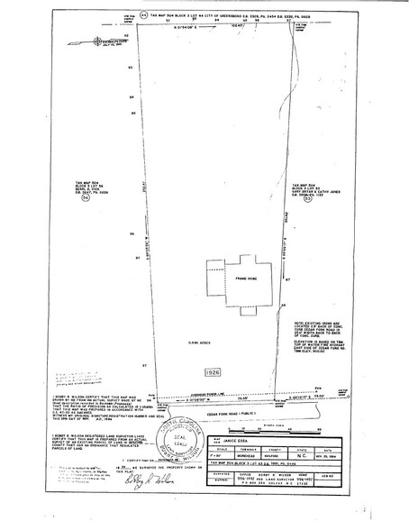 1926 Cedar Fork Dr, Greensboro, NC for sale - Floor Plan - Image 2 of 2