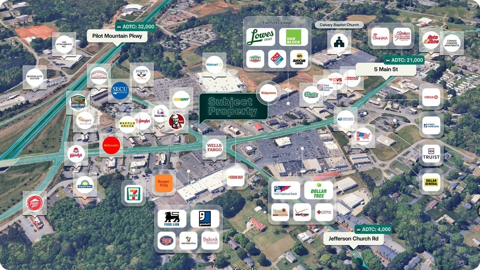 650 S Main St, King, NC for sale - Aerial - Image 2 of 2