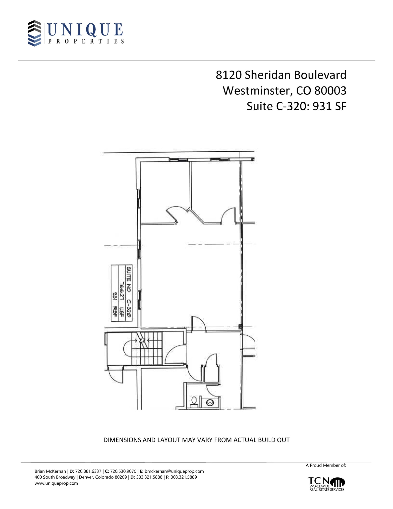 8120 Sheridan Blvd, Arvada, CO for lease Floor Plan- Image 1 of 1