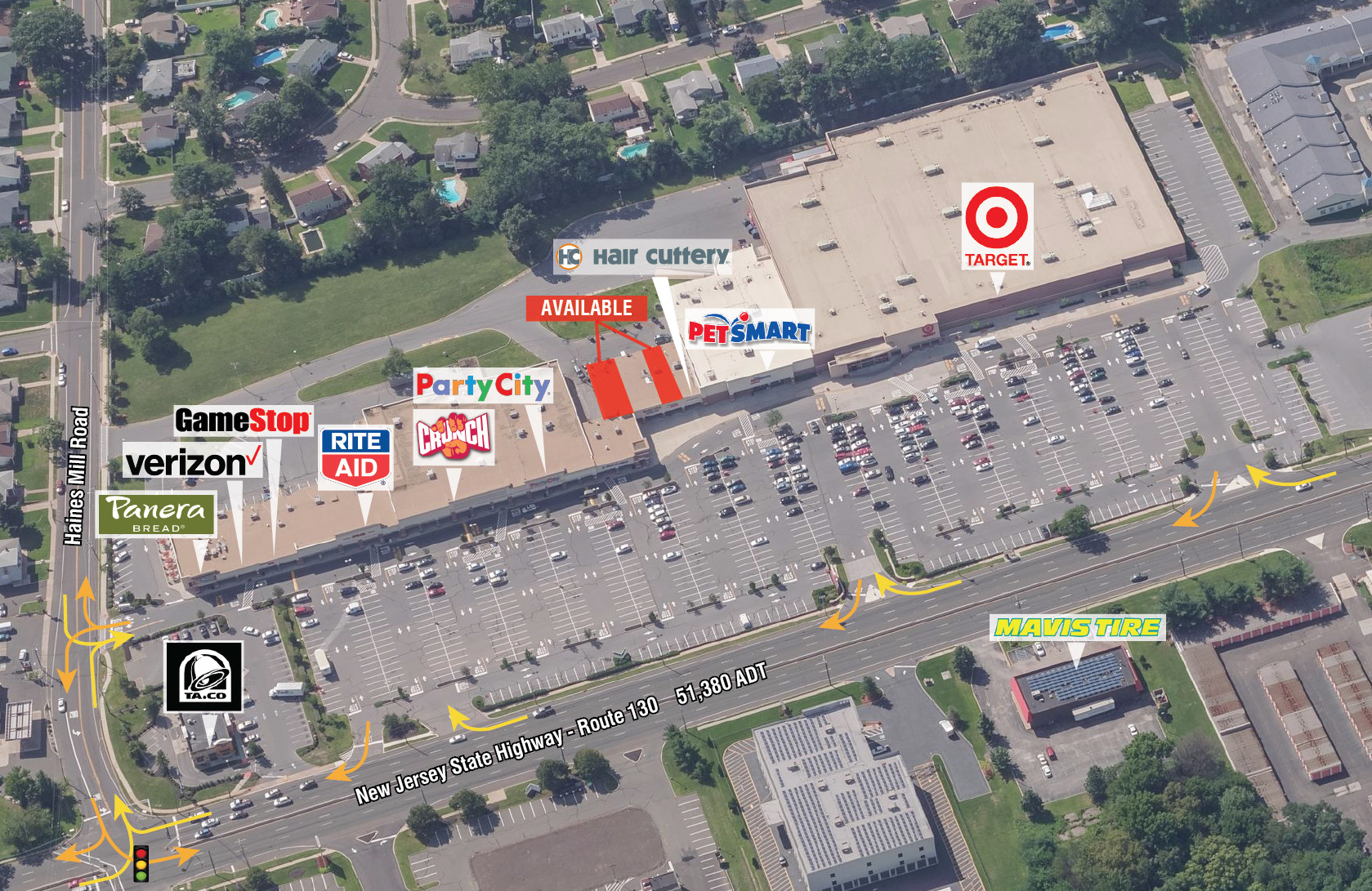 4000-4004 Route 130, Delran, NJ, 08075 - Retail Space For Lease ...