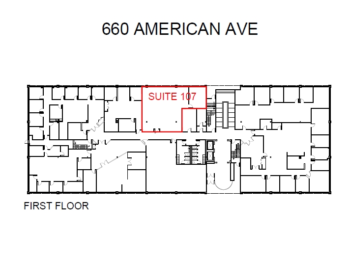 660 American Ave, King Of Prussia, PA for lease Floor Plan- Image 1 of 2