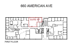 660 American Ave, King Of Prussia, PA for lease Floor Plan- Image 1 of 2