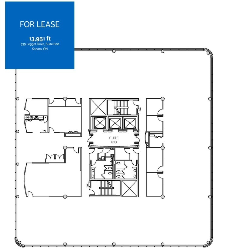 535 Legget Dr, Ottawa, ON for lease Floor Plan- Image 1 of 1