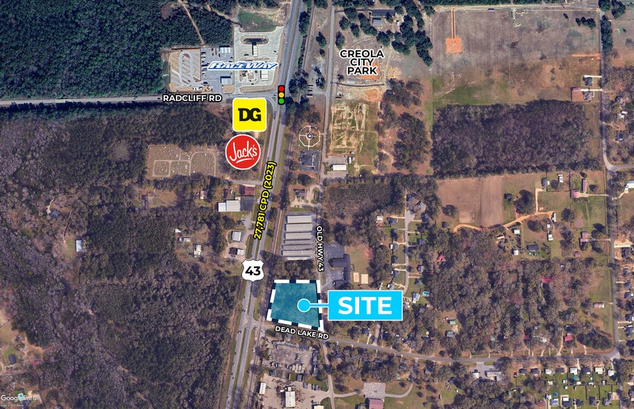 U.S. Highway 43 Hwy, Creola, AL for sale - Aerial - Image 3 of 5