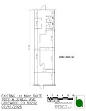 7700-7893 W Jewell Ave, Lakewood, CO for lease Site Plan- Image 1 of 1