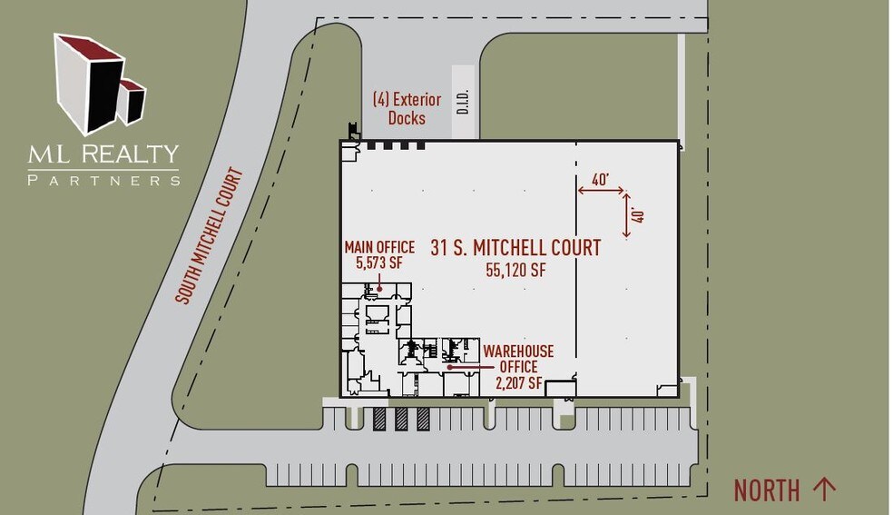 31 S Mitchell Ct, Addison, IL for sale - Site Plan - Image 1 of 1